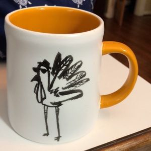 Magenta turkey mug